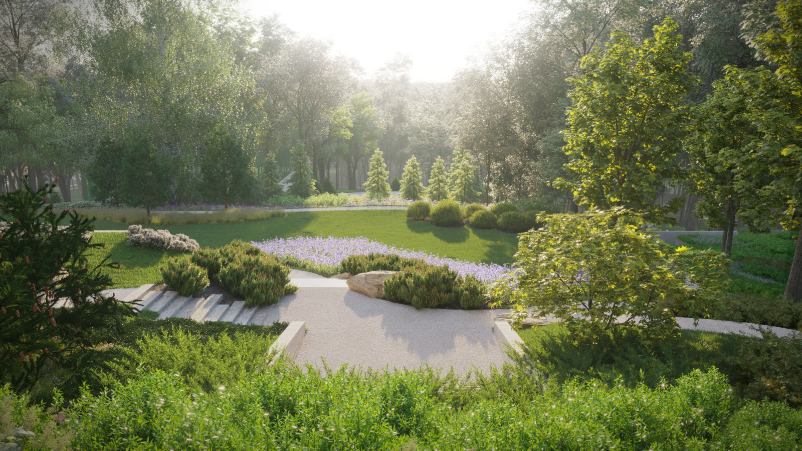 Сад на склоне. 5 Га 2020 г