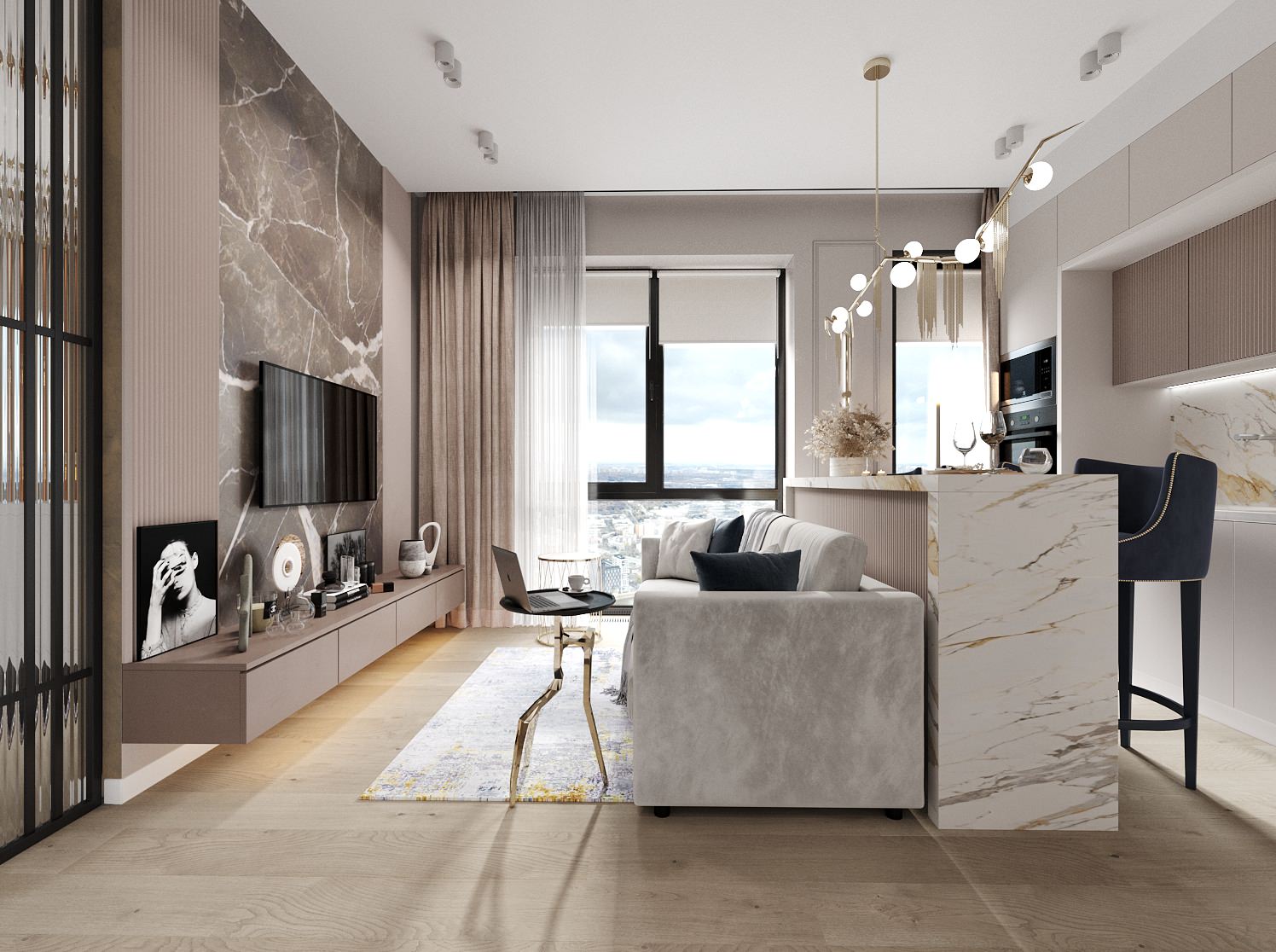 Компактный проект в ЖК Discovery Park