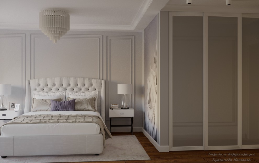 Дизайн-проект четырехкомнатной квартиры в жилом комплексе "Дом-Мегалит на Неве".