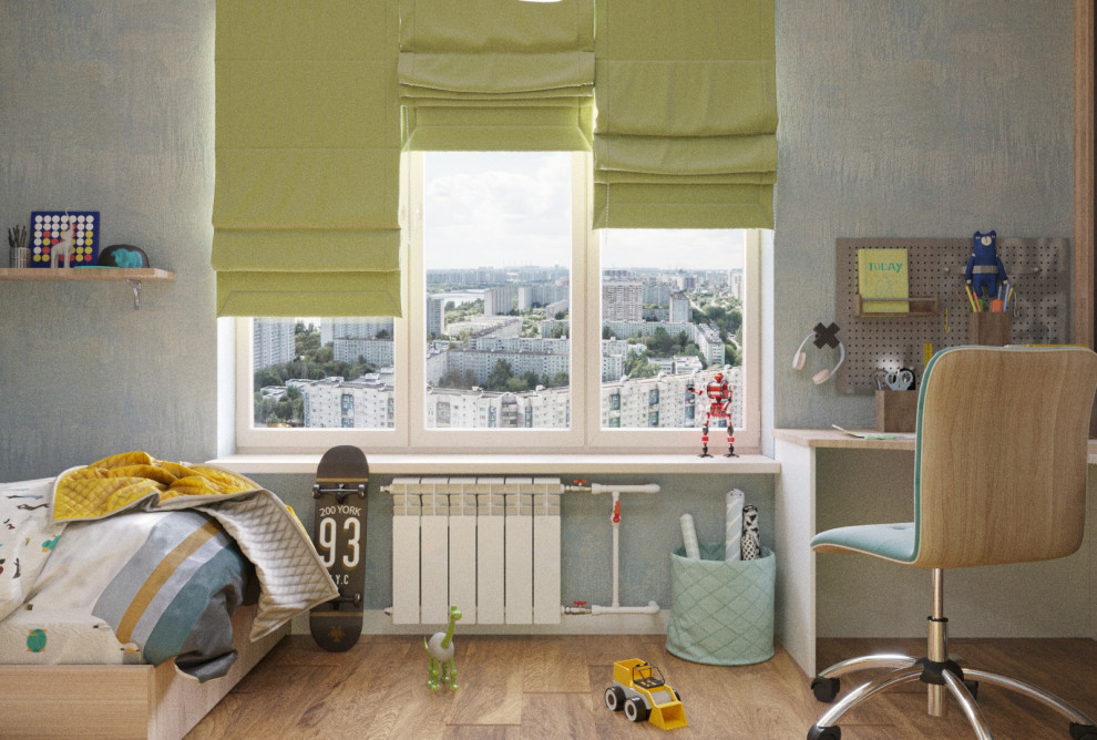 Обложка проекта: Детская мальчика в ярких тонах