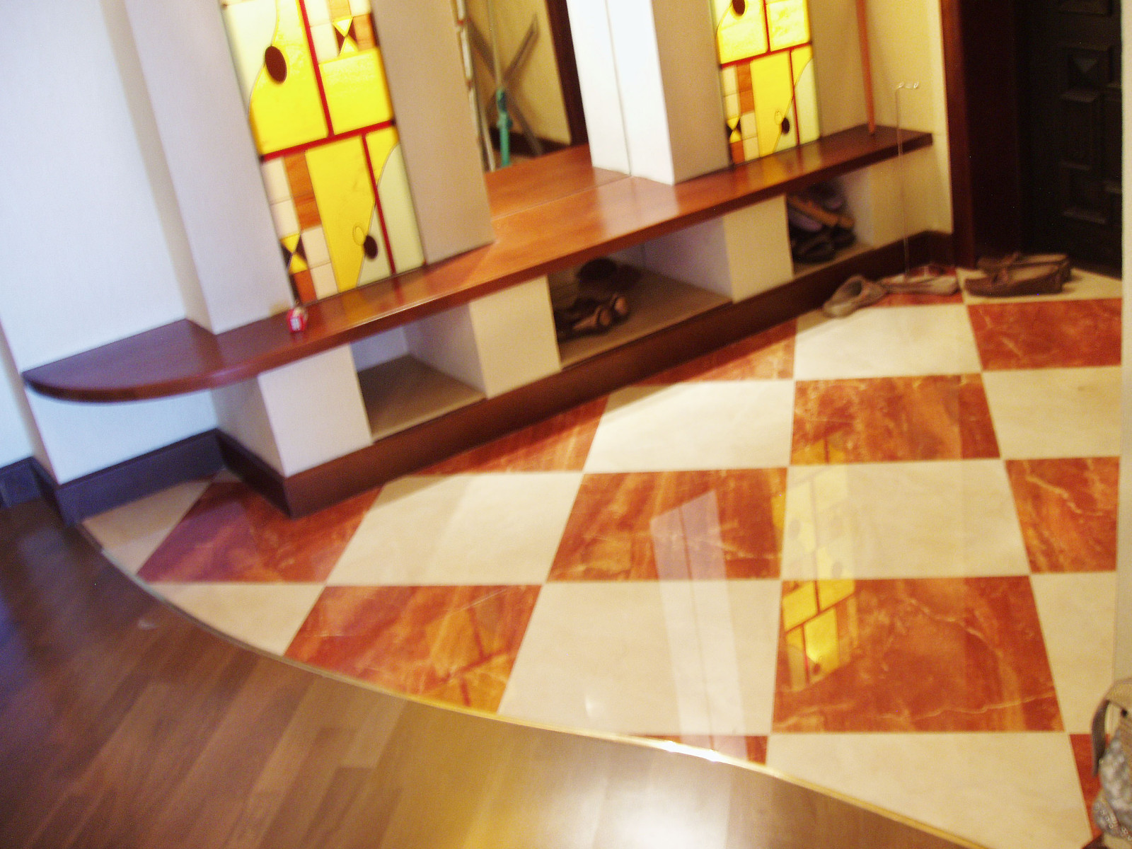 Ar-deco, marsala & terracota