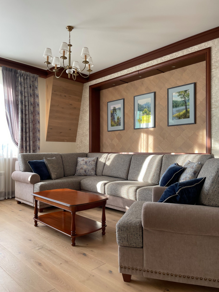 Дизайн двухуровневой квартиры 157 кв.м. "Мансарда" для семьи с двумя детьми