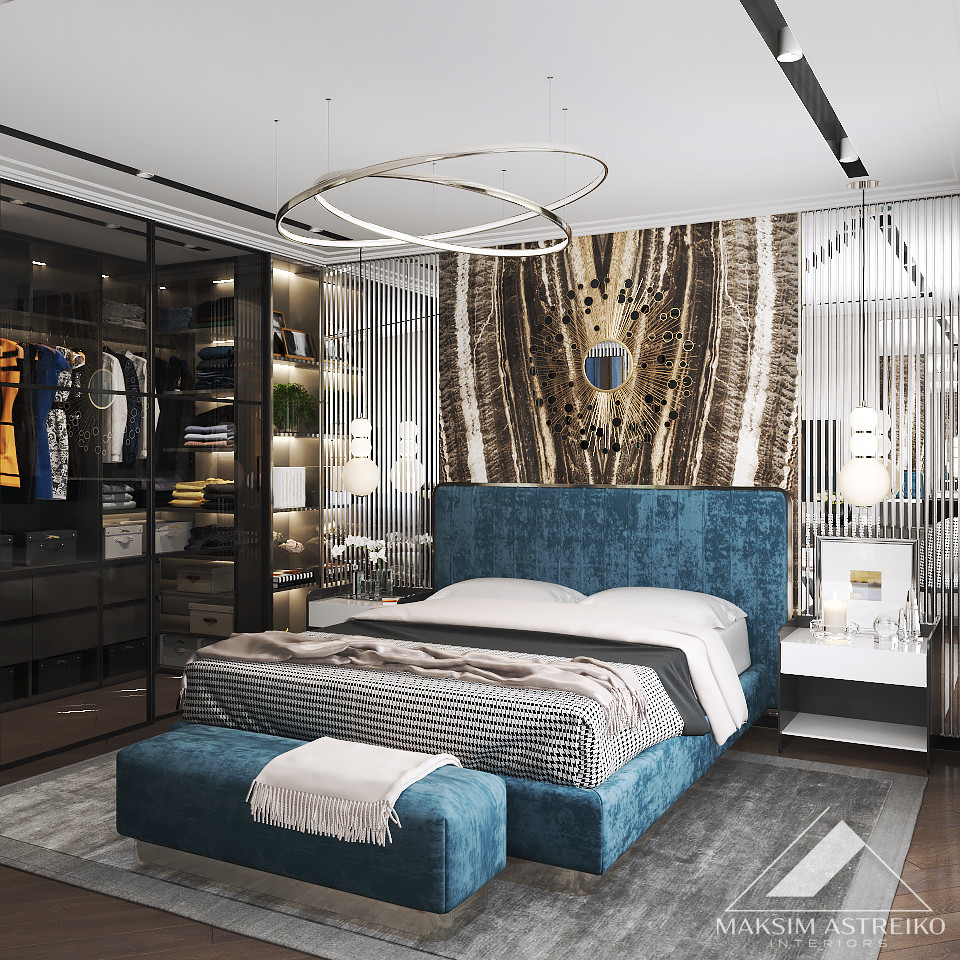 Современный интерьер с элементами арт деко