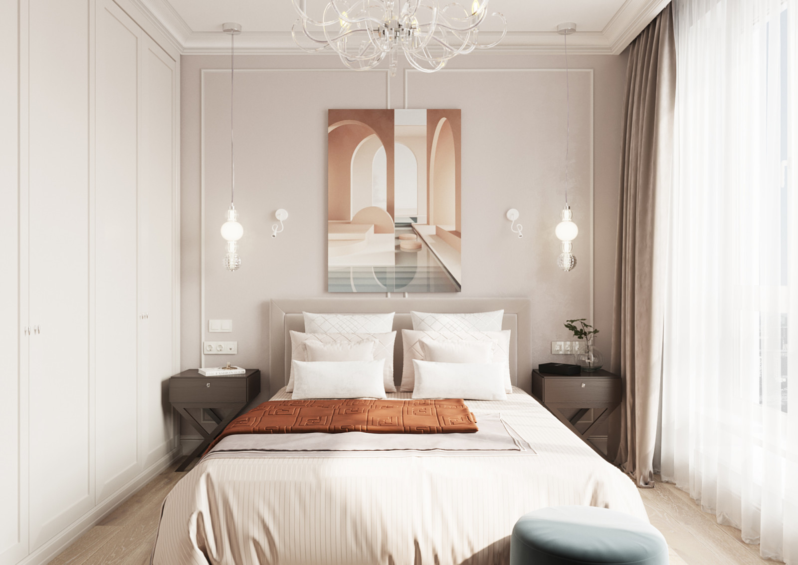 Дизайн-проект квартиры в ЖК Солнечный олимп