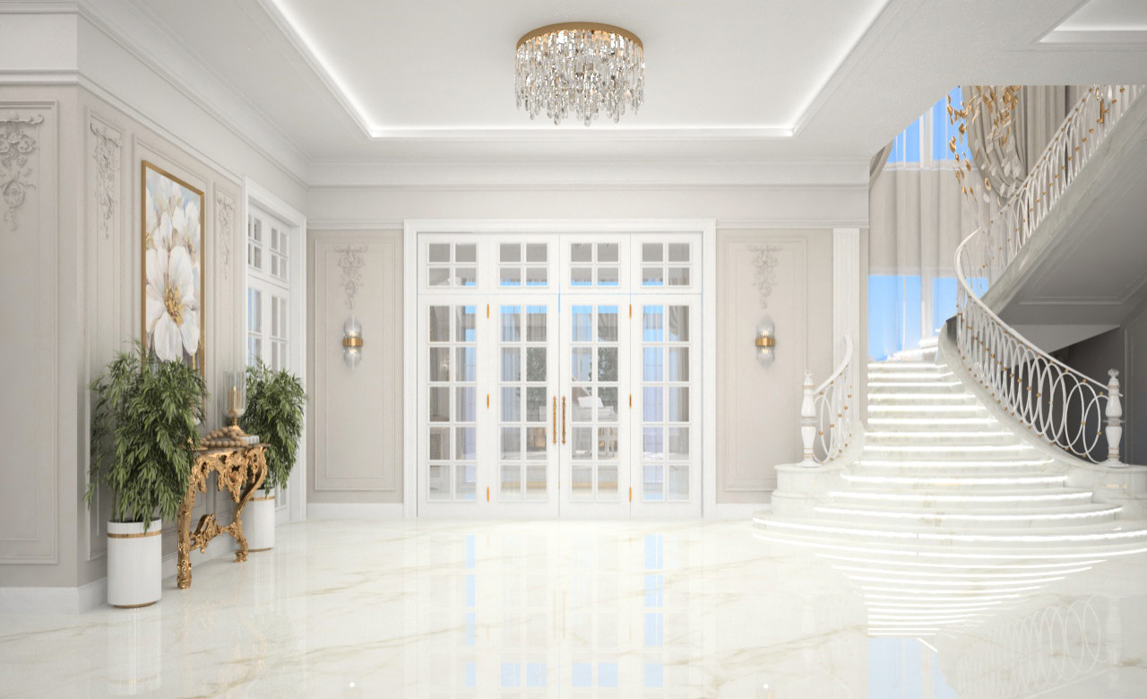 Классический дизайн коттеджа г. Пенза