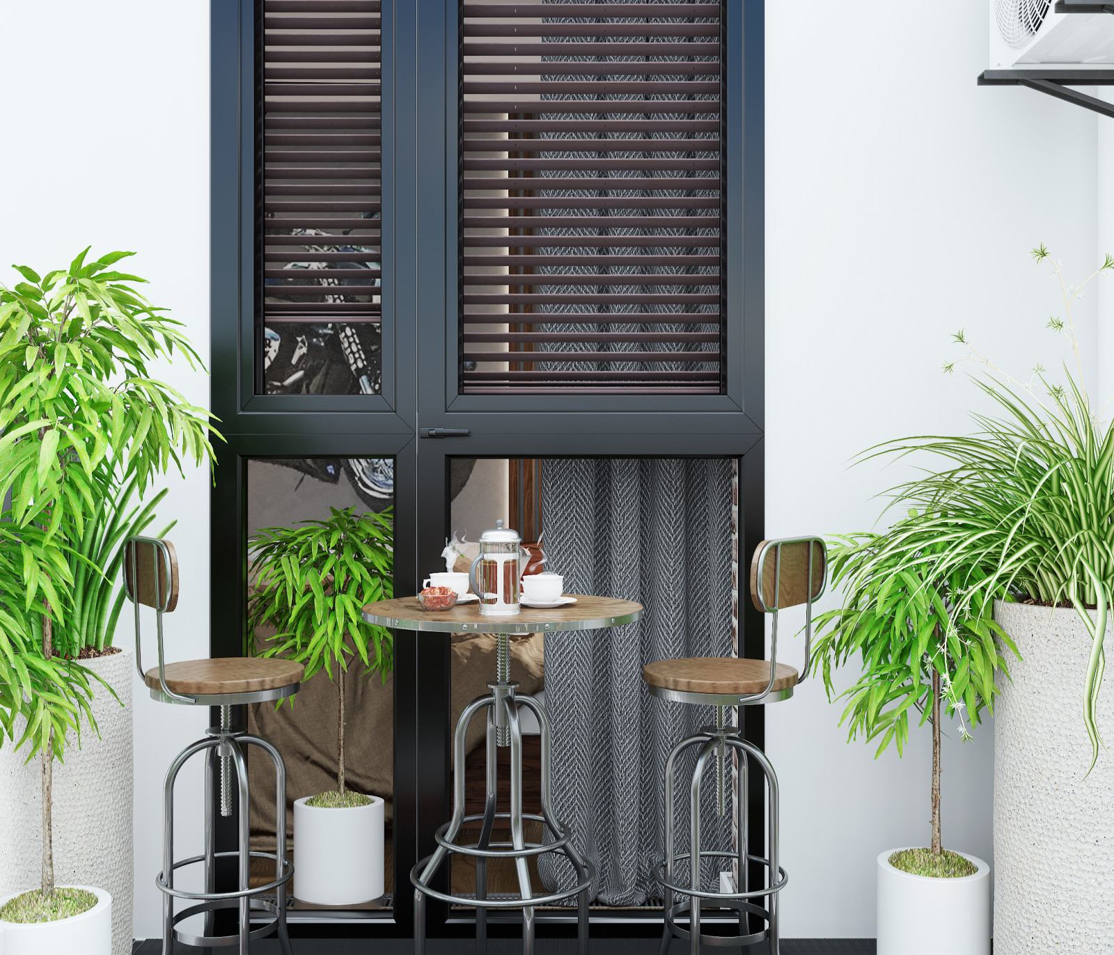 Двушка с элементами лофт 48 м2