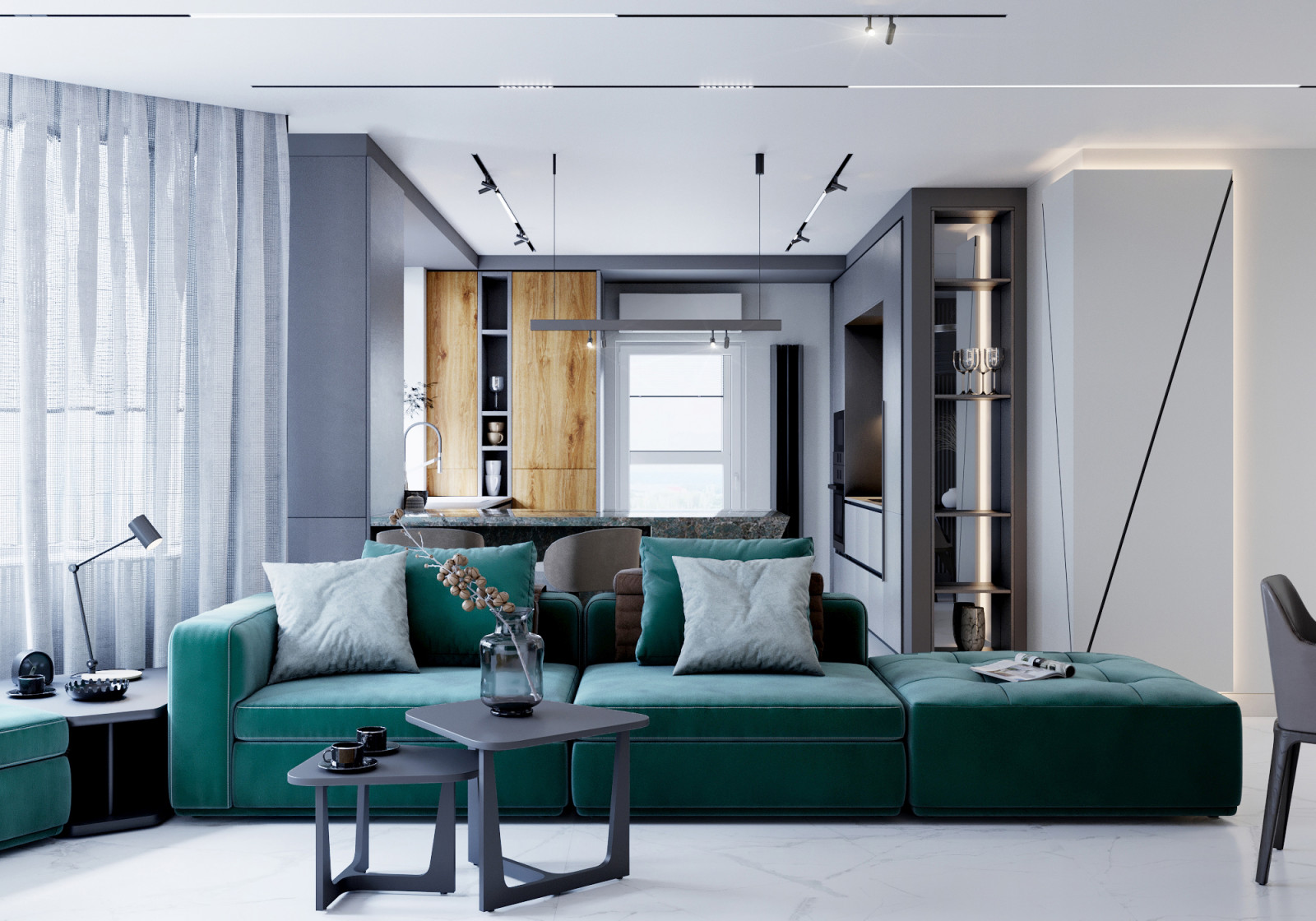 Интерьер квартиры для молодой семьи с ребенком