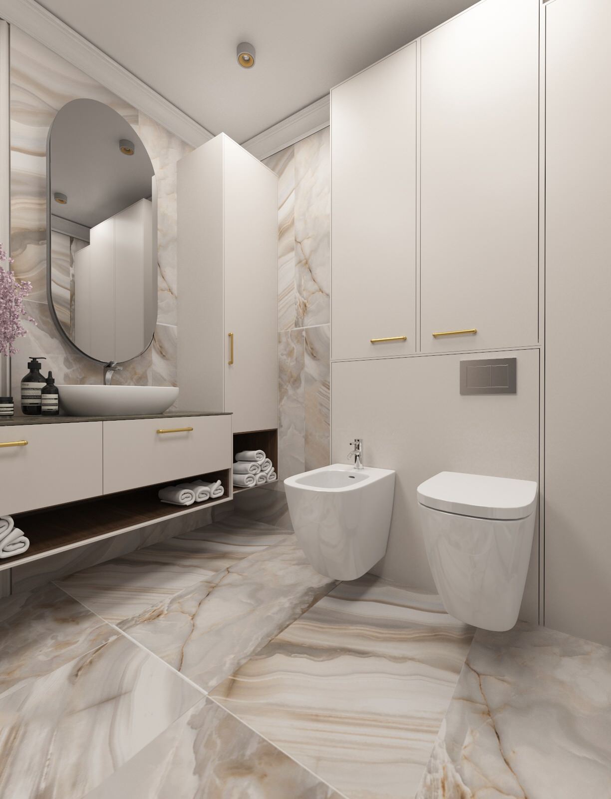 Двухэтажный дом для семьи с тремя детьми.