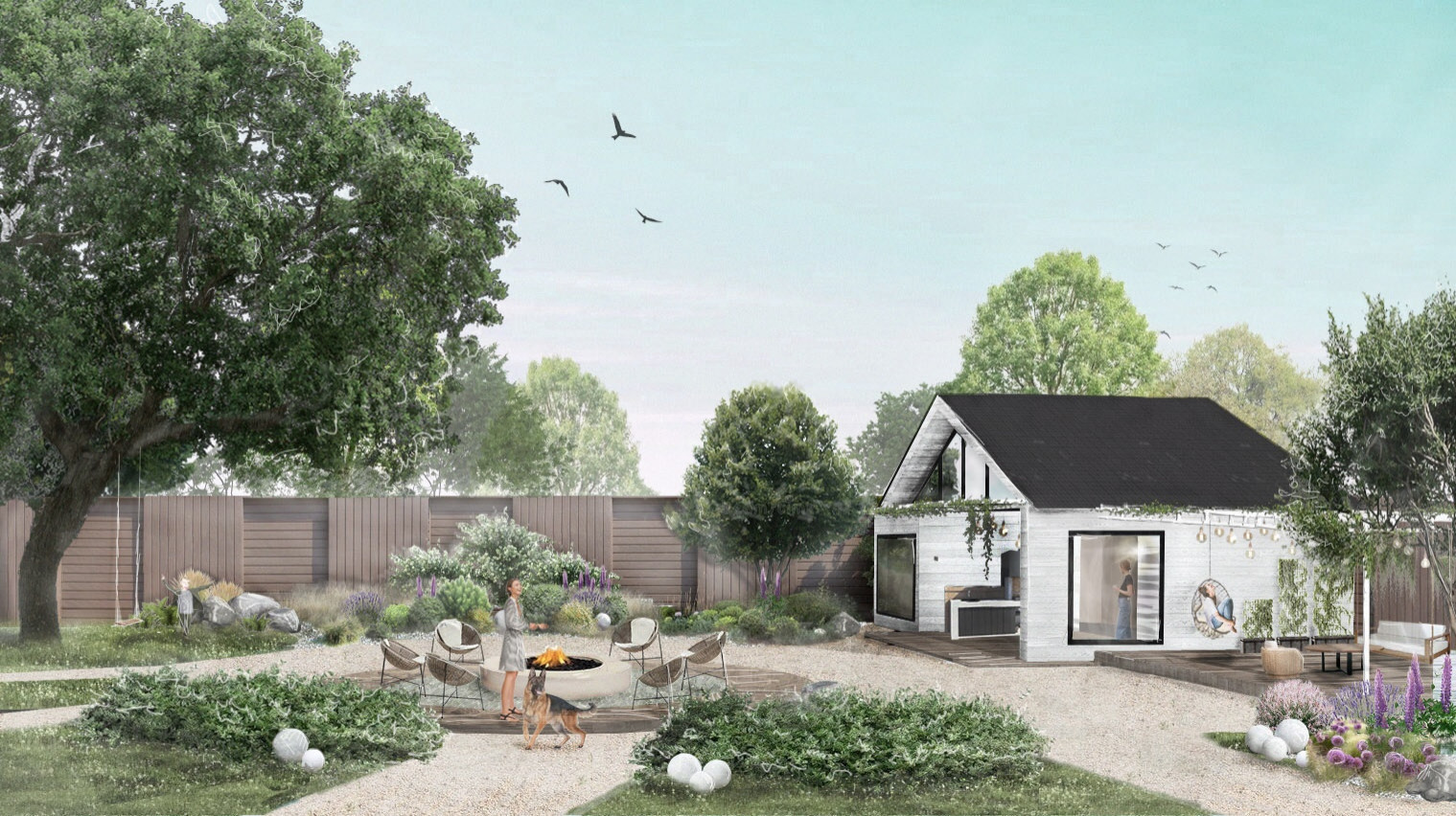 Обложка проекта: Частный сад «Воздух»