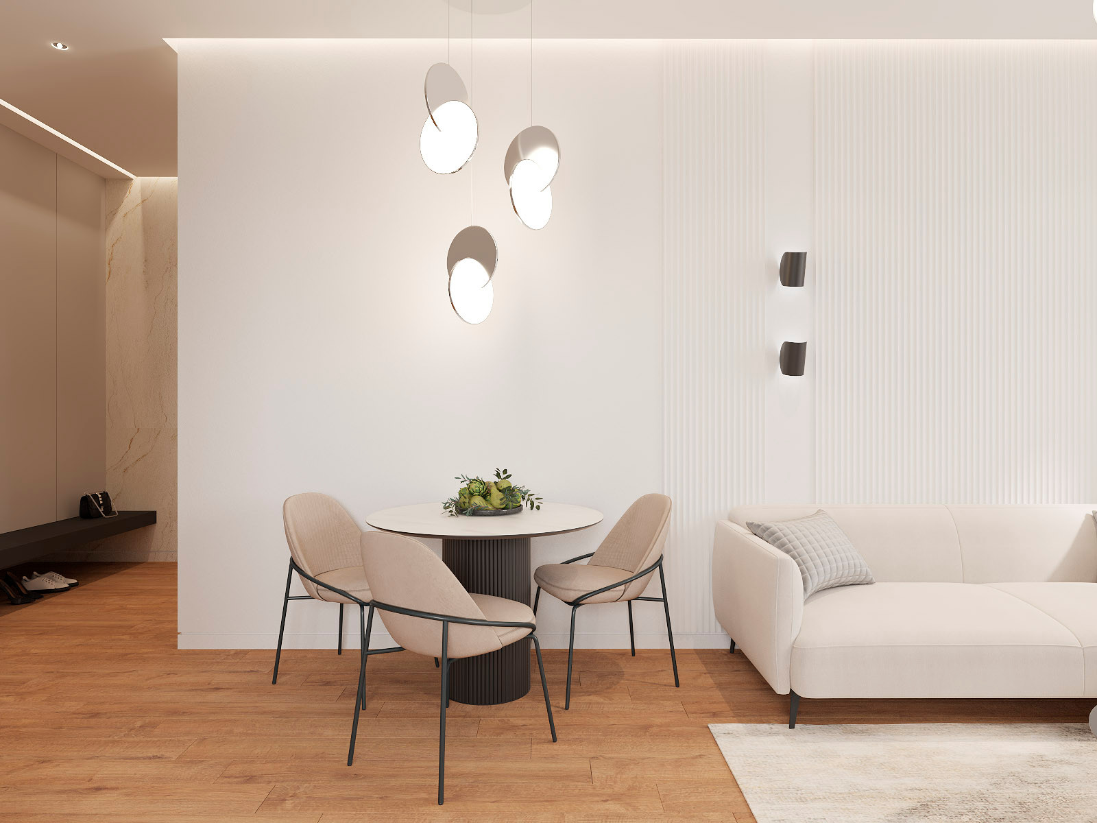 Дизайн интерьера квартиры 78 м.кв.