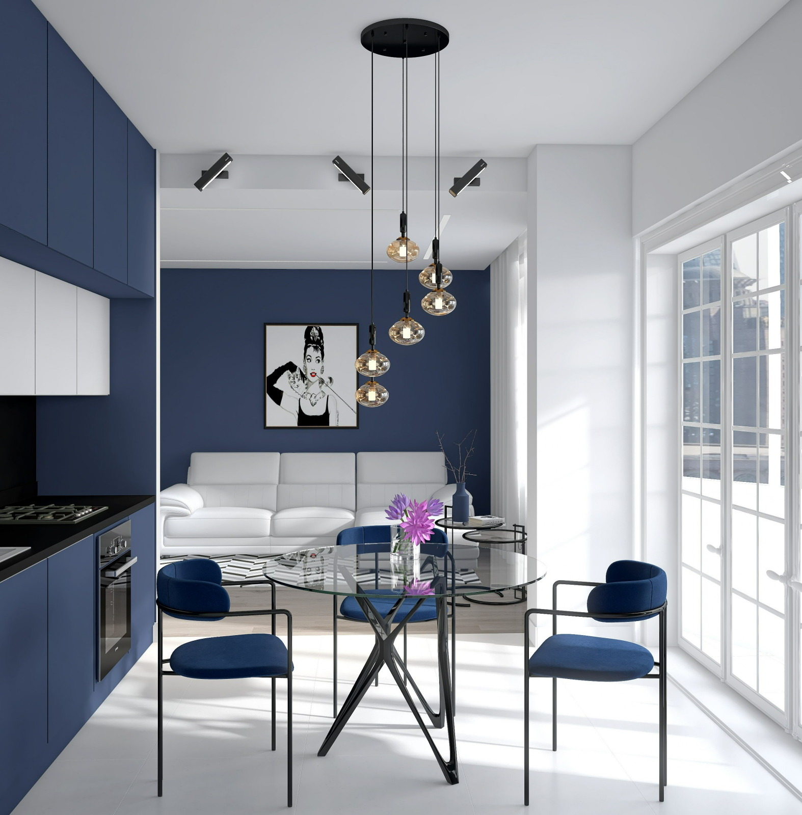 Обложка проекта: Просторная квартира для молодой актрисы