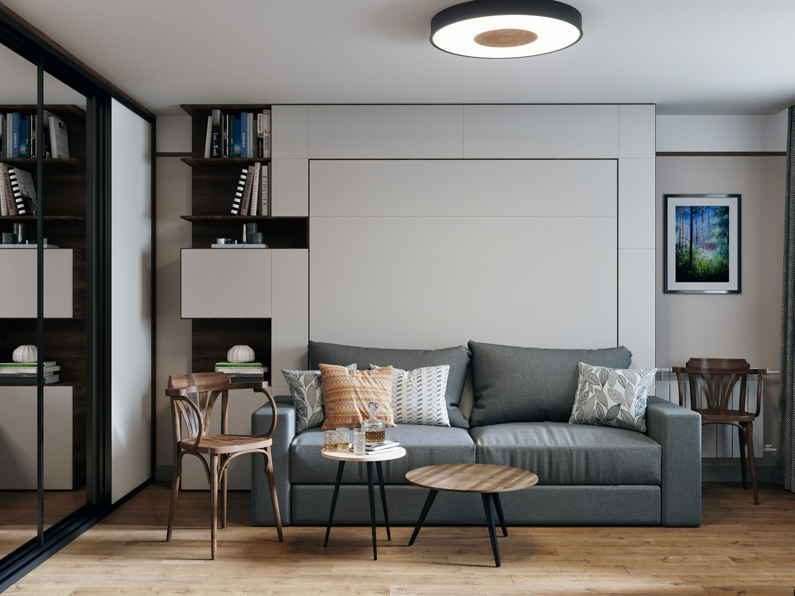 Обложка проекта: Однокомнатная квартира (34,8 м2) - MINILAGOM