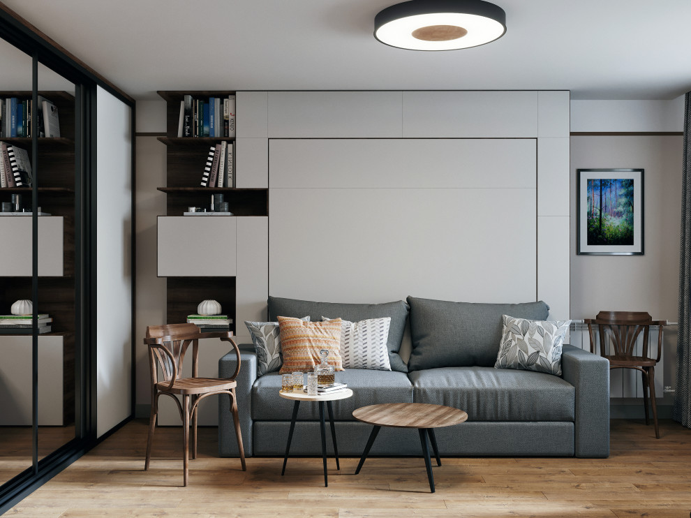 Обложка проекта: Однокомнатная квартира (34,8 м2) - MINILAGOM