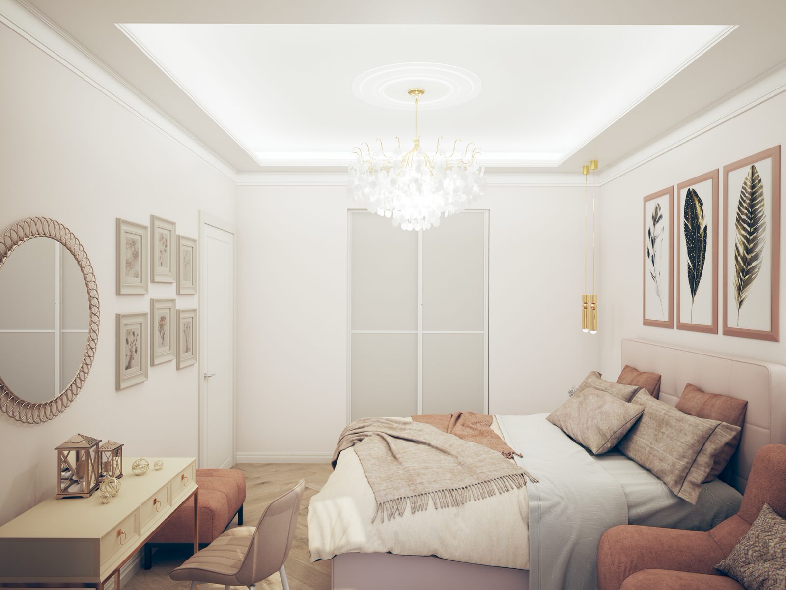 Неоклассика в 69 кв м