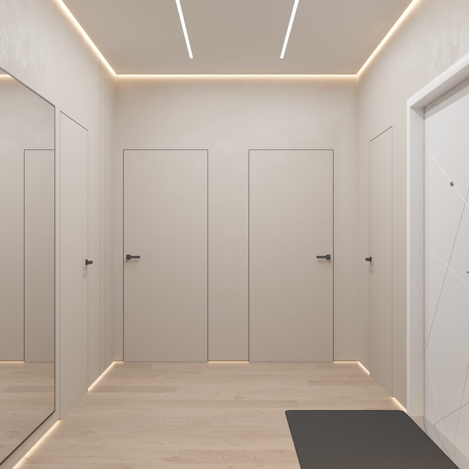 Обложка проекта: Современная и светлая прихожая