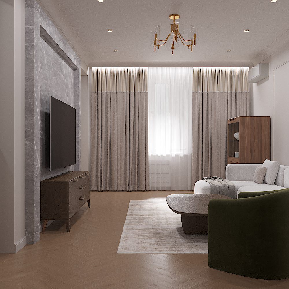 Дизайн-проект двухкомнатной квартиры в ЖК Нестеровский