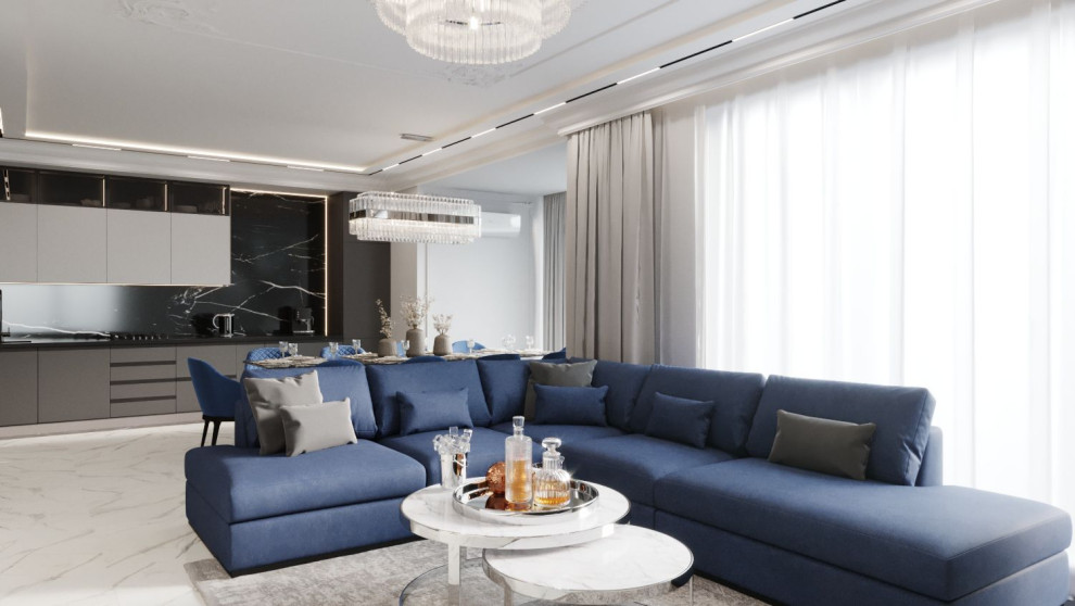 Обложка проекта: Частный дом // 1 этаж // Дизайн студия Льва Терехова