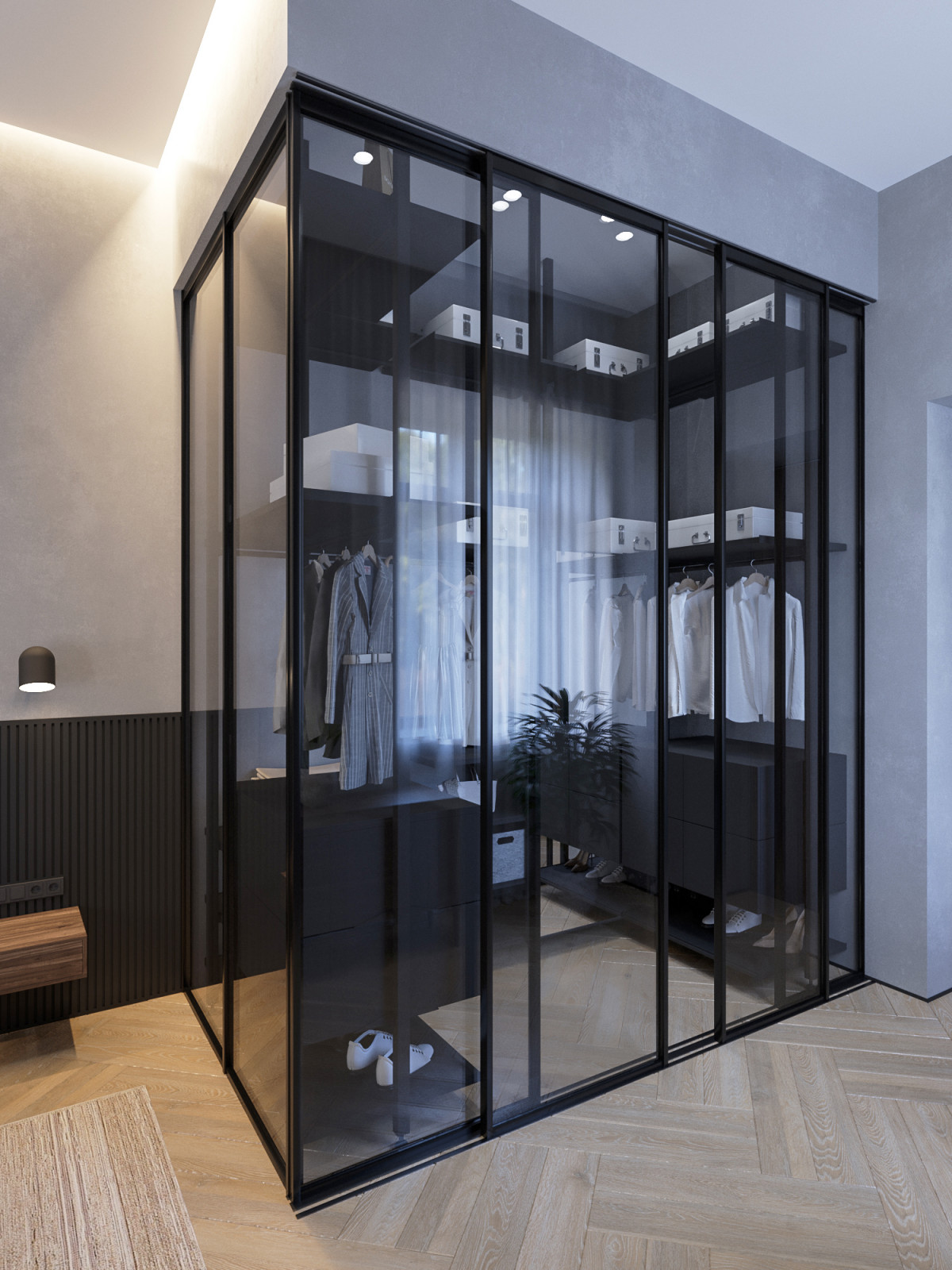 Серый минимализм в центре Петербурга