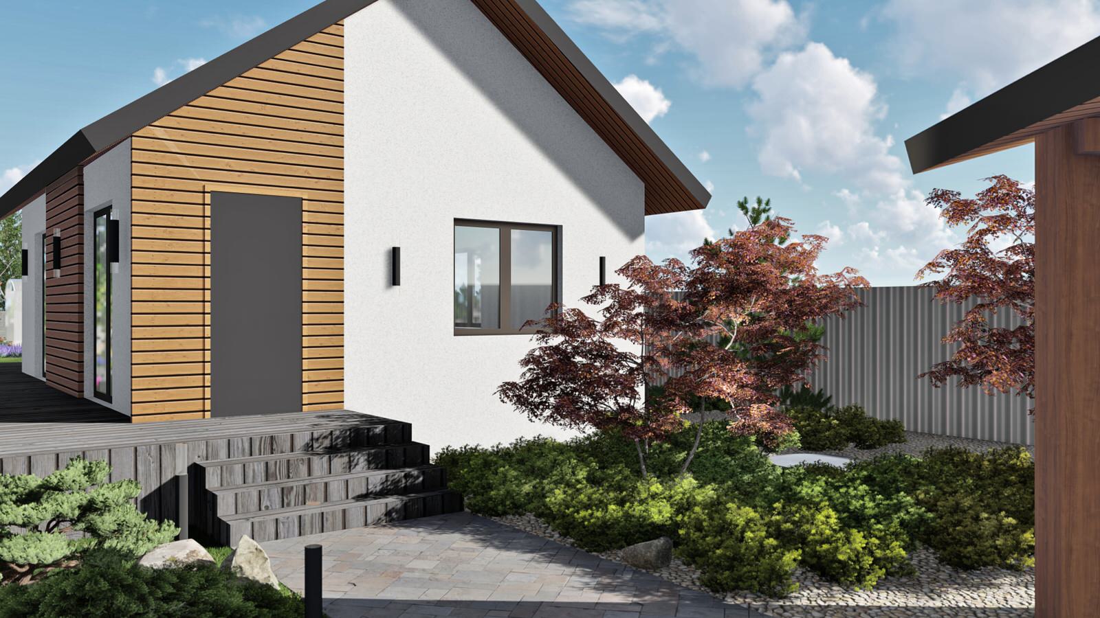 Ландшафт участка в д.Ключи