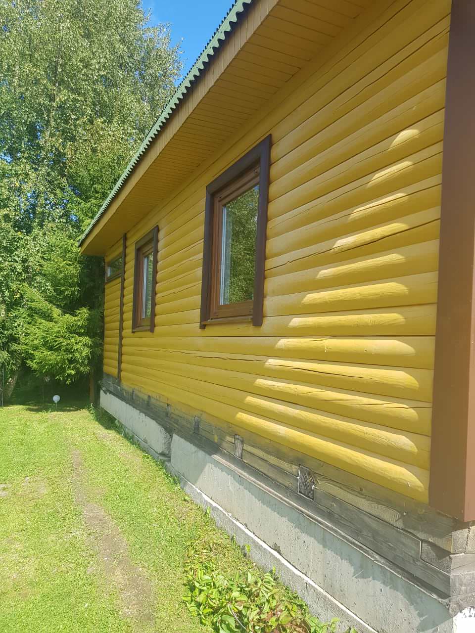 Обложка проекта: Покраска дома в п.Рощино