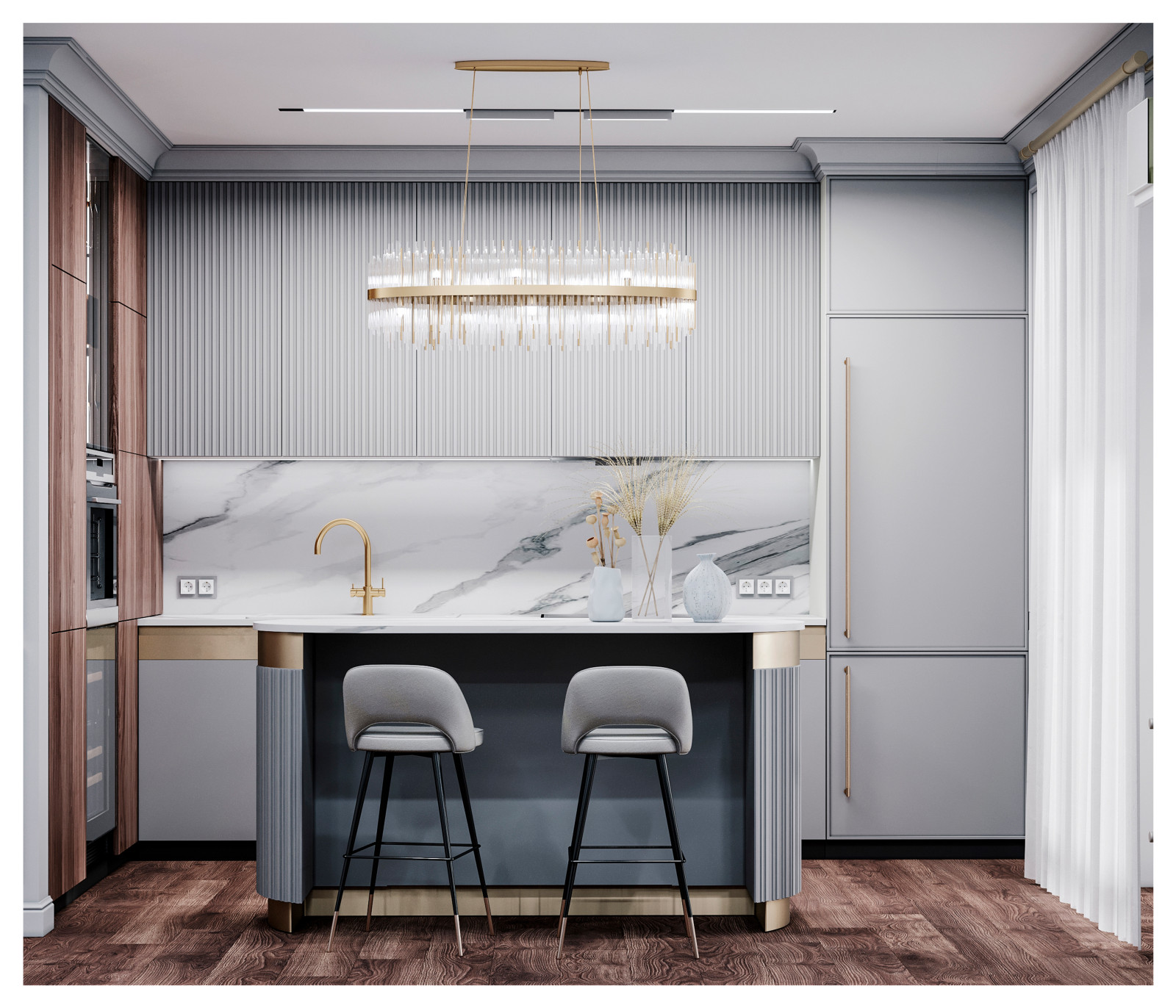 Квартира молодой девушки в Scandis