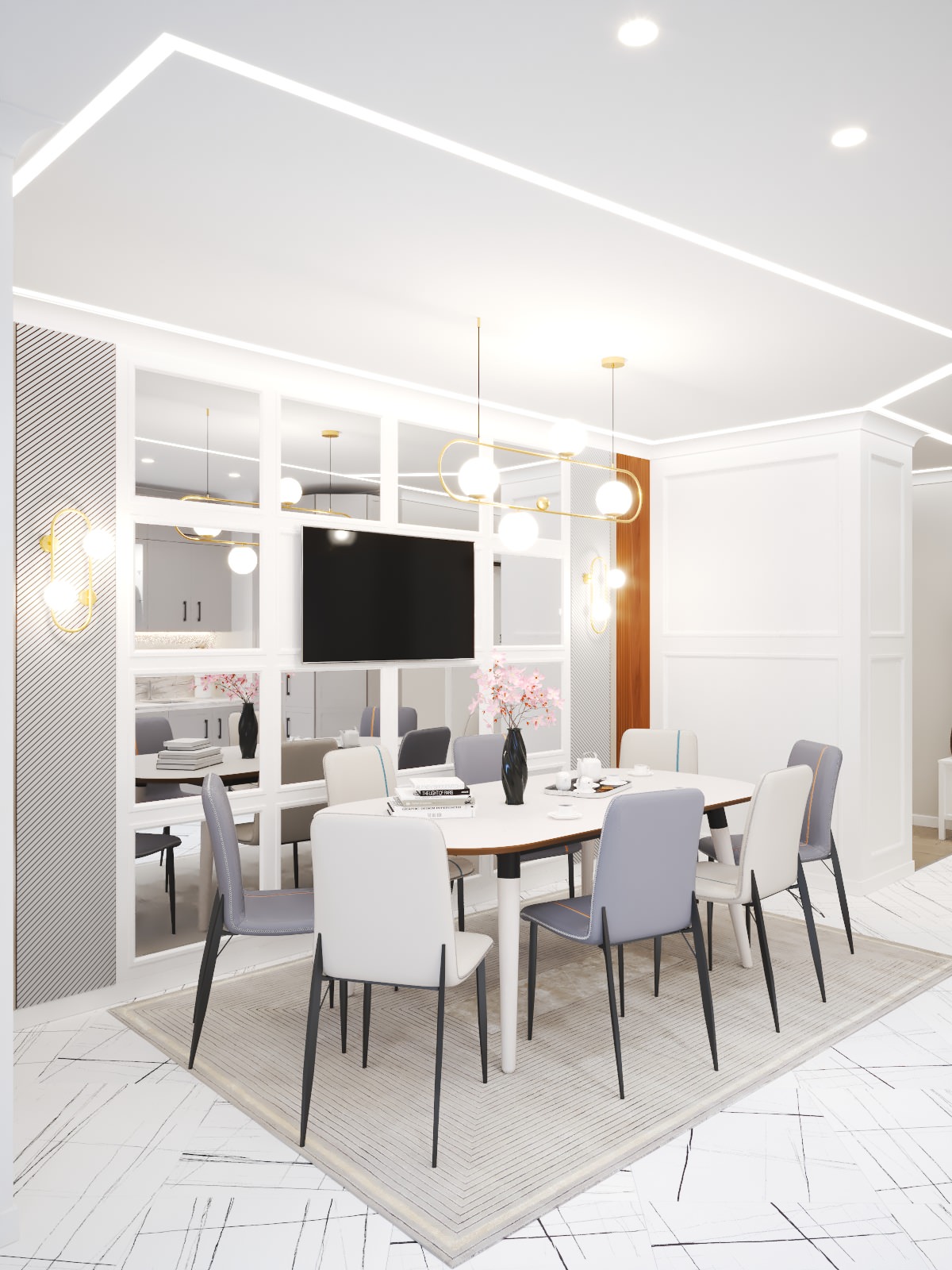 Обложка проекта: Трехкомнатная квартира / Чебоксары / 2022 год