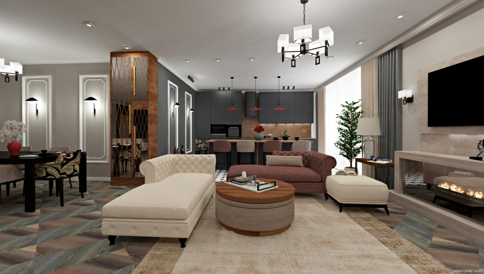 Проект с камином