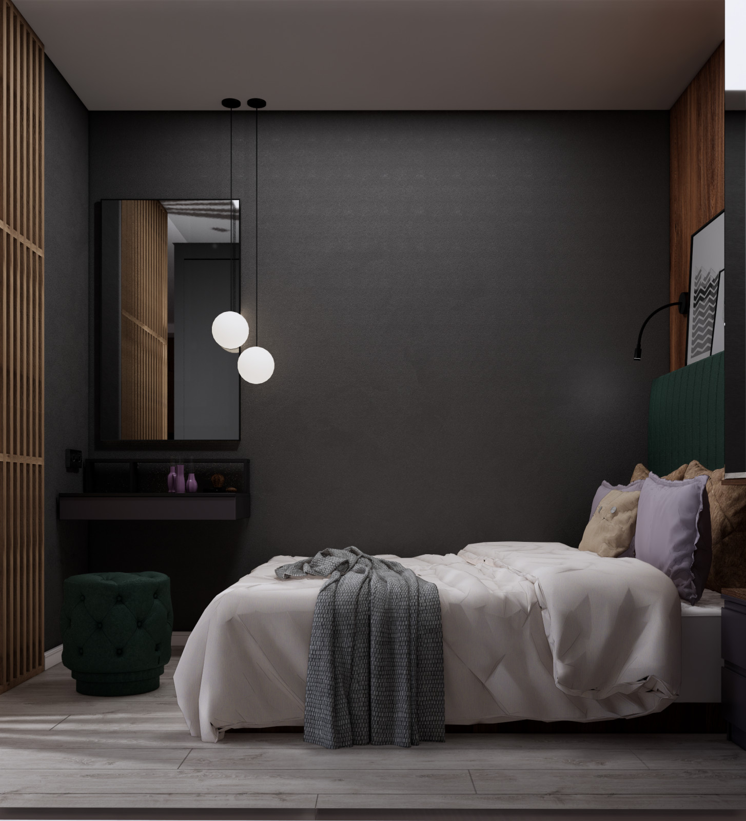 Спальня, скрытая от чужих глаз