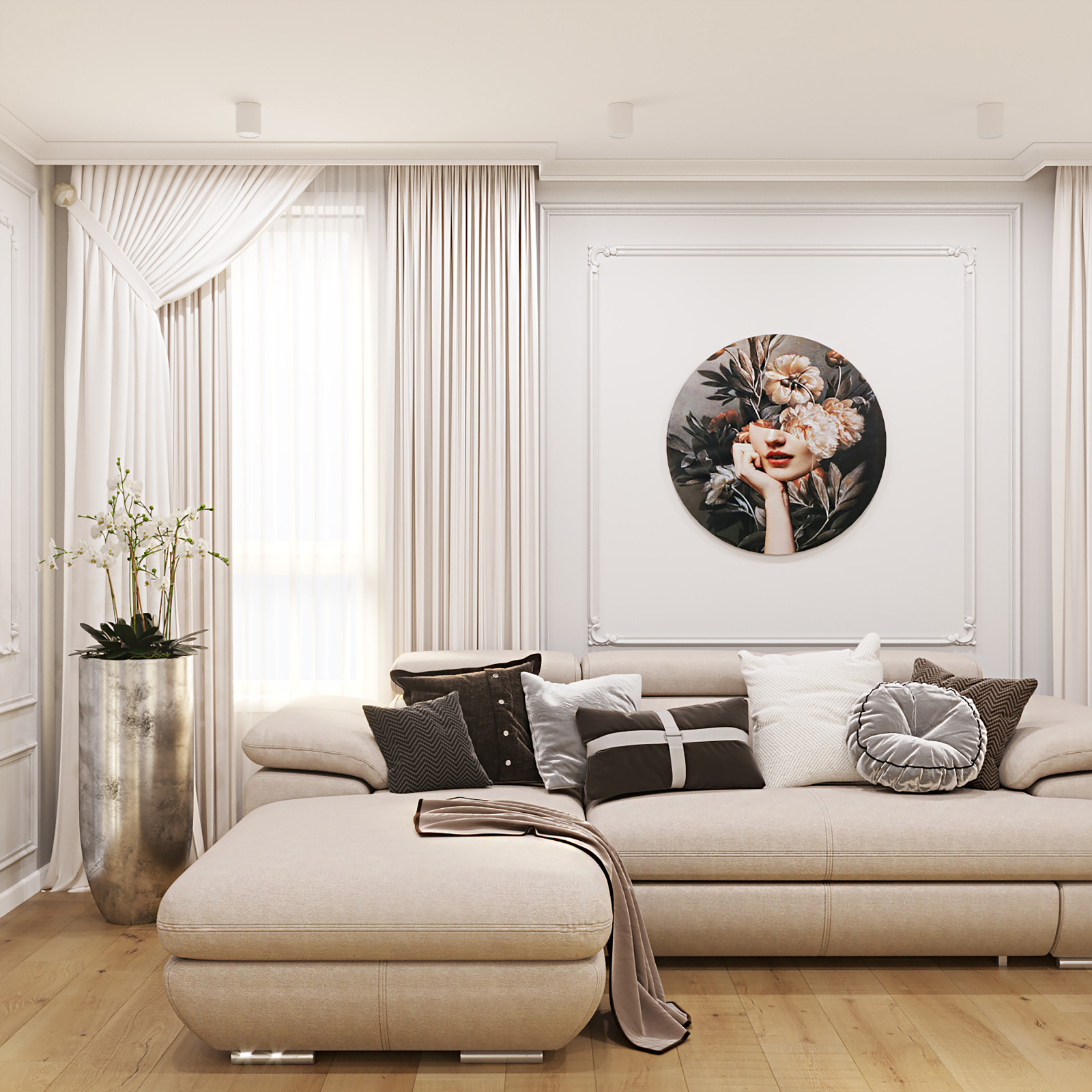 Дизайн-проект квартиры ЖК Поколения. S=78,3 м2