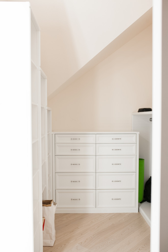 Белая гардеробная