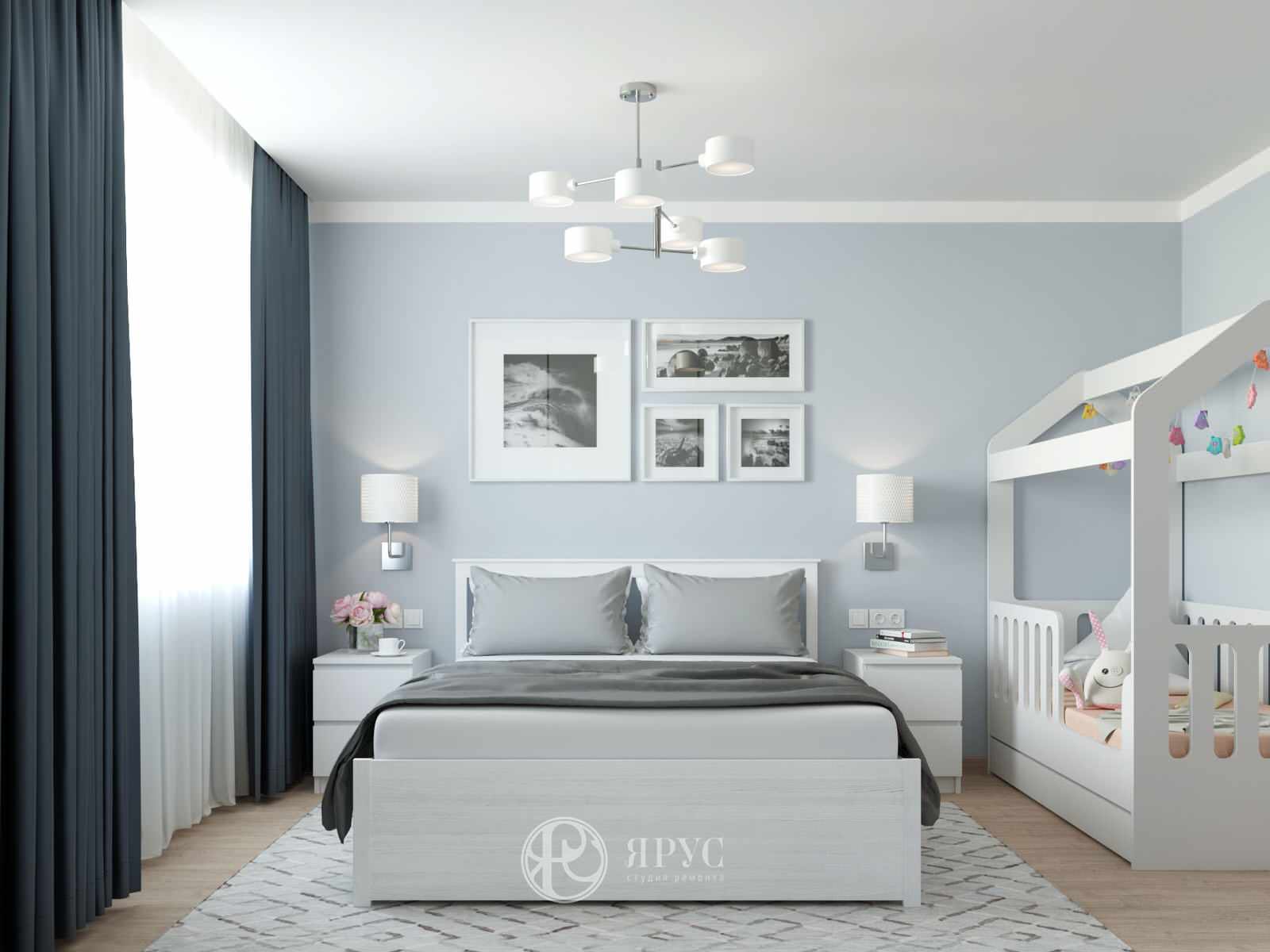 Дизайн интерьера двухкомнатной квартиры