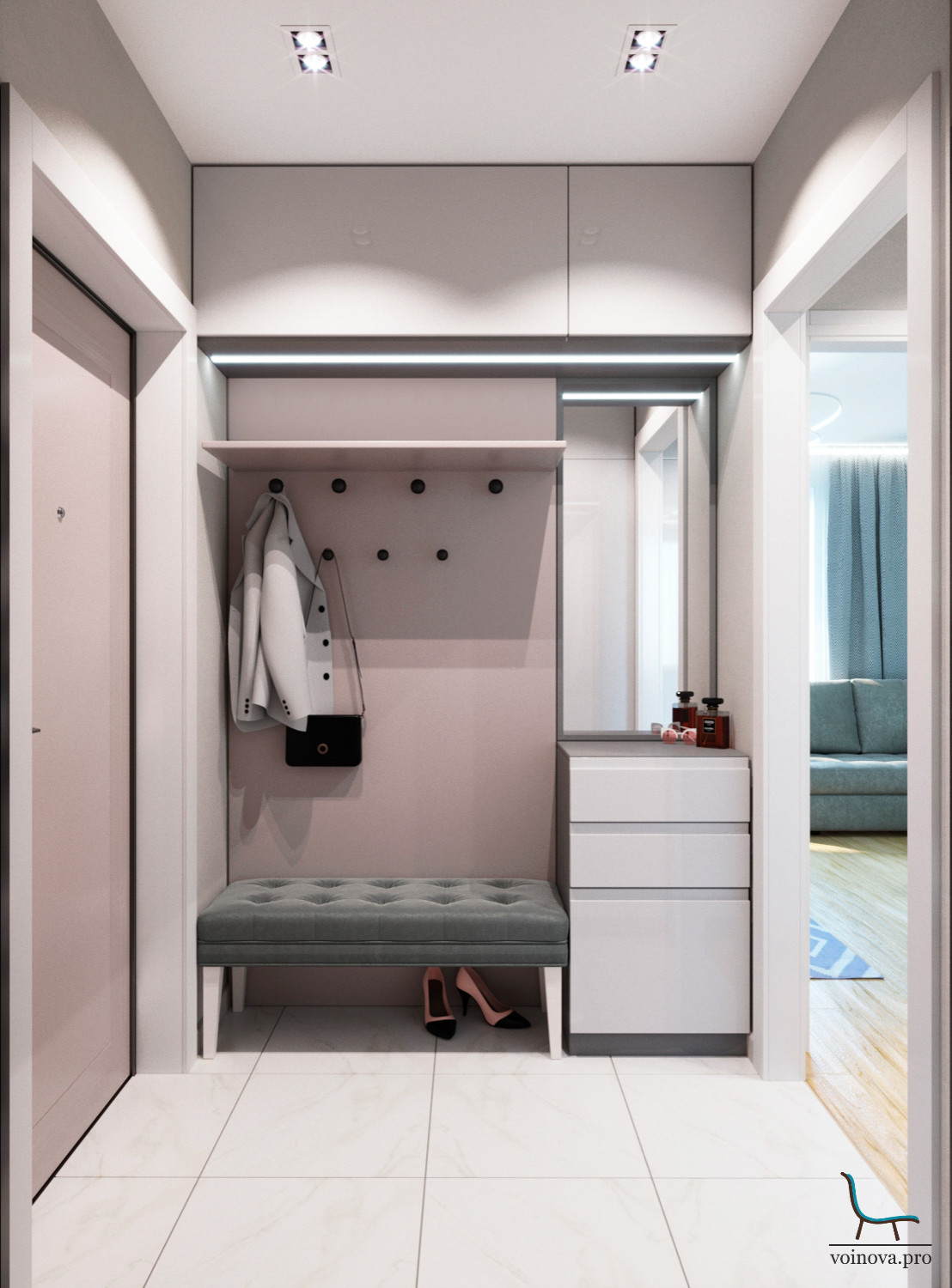 Современная квартира с оттенком Скандинавии