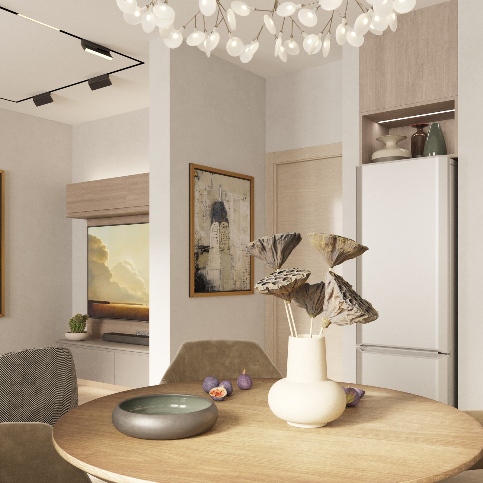 КВАРТИРА В СВЕТЛЫХ ТОНАХ