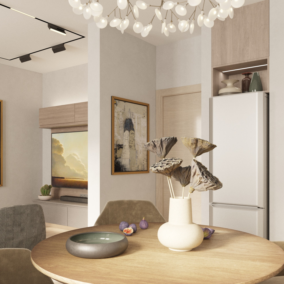 КВАРТИРА В СВЕТЛЫХ ТОНАХ