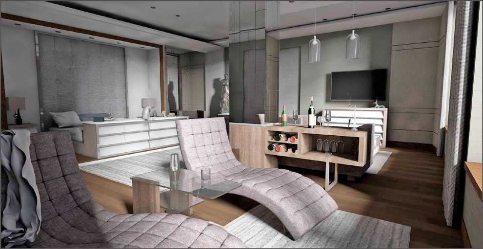 Комната для сна больших размеров