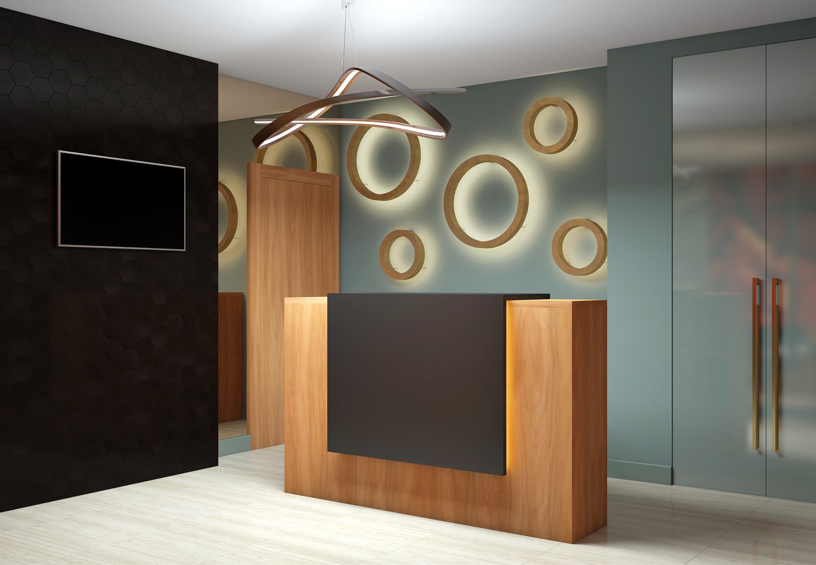 приемная в офисе