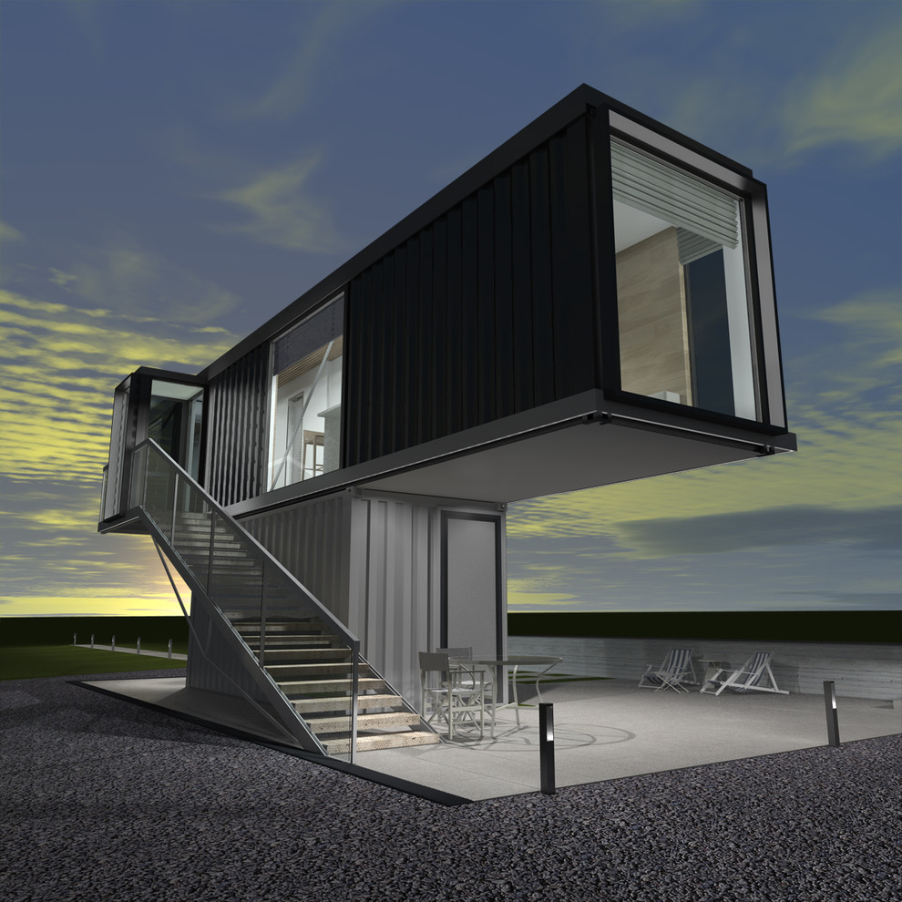 Малый гостевой дом из грузовых морских контейнеров