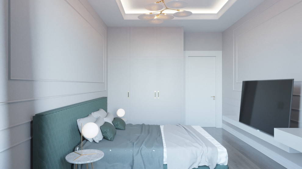 Дизайн интерьера апартаментов в Изумрудных оттенках