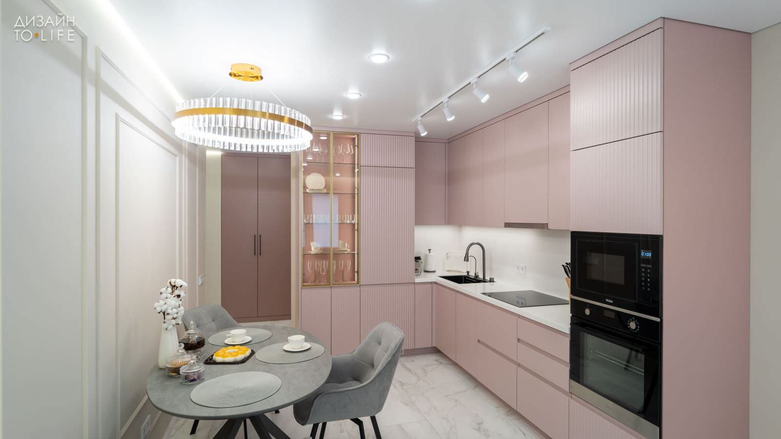 Обложка проекта: Реализация проекта в ЖК «Цивилизация» 56 м²