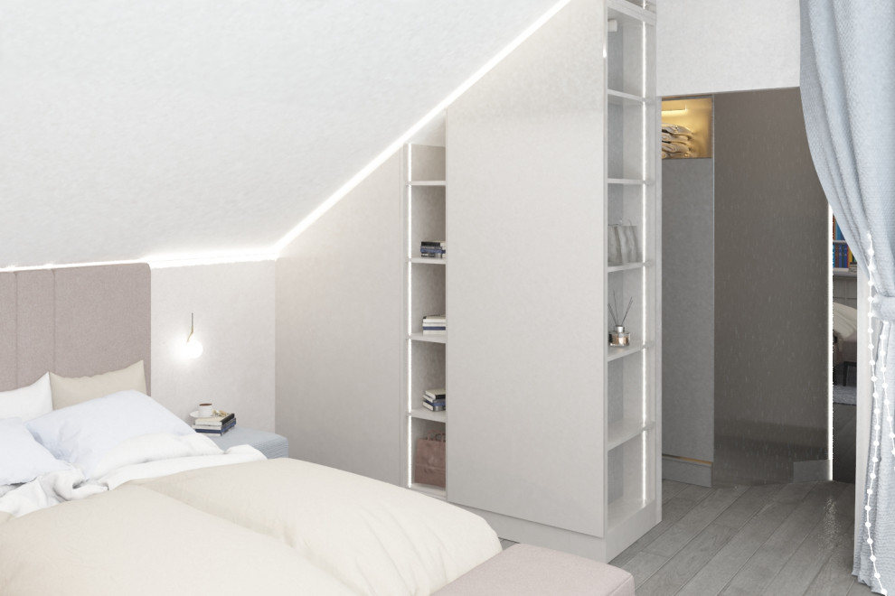 Дизайн-проект 2 этажа коттеджа,  100 кв.м.. Совместный проект с В. Кархалевой