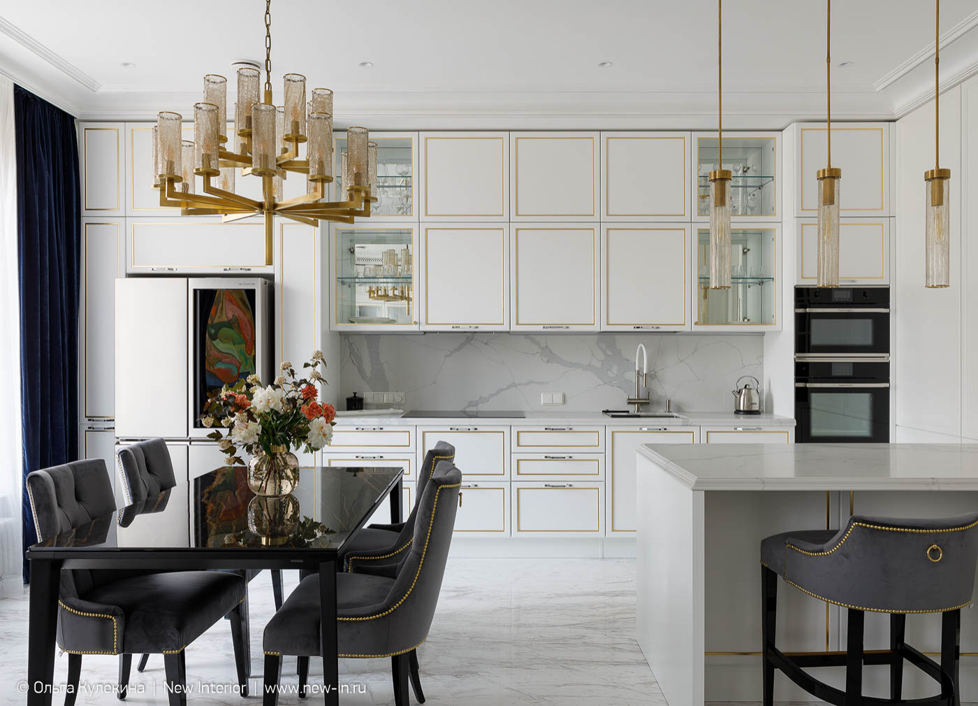 Квартира на Крестовском в стиле современная классика - 125 м²