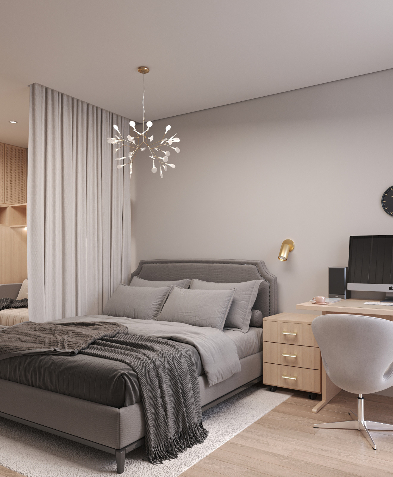 Квартира в Челябинске в стиле "неоклассика"