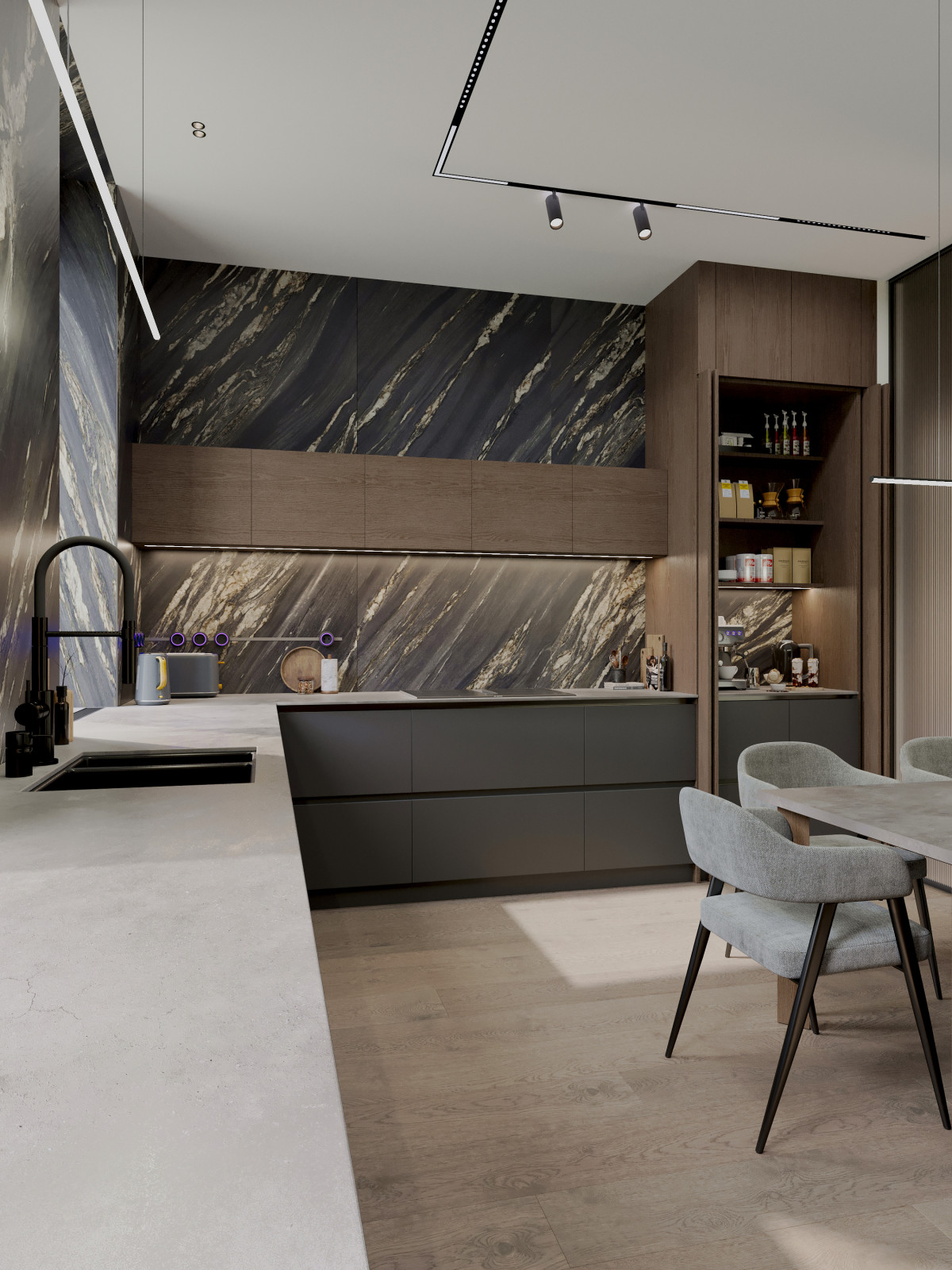 Загородный Дом Кухня