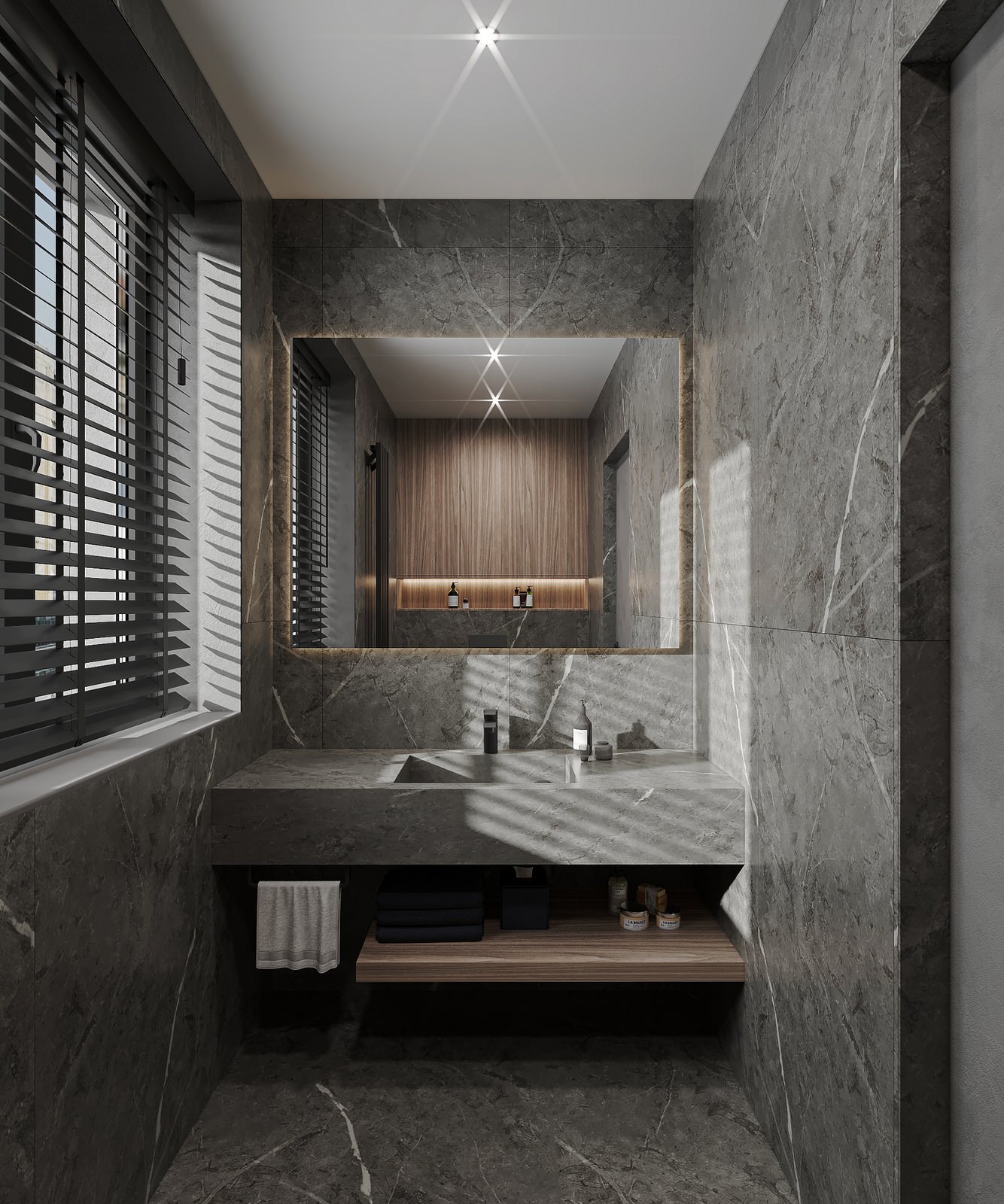 Дизайн-проект кабинета руководителя, зона отдыха  и санузла при кабинете