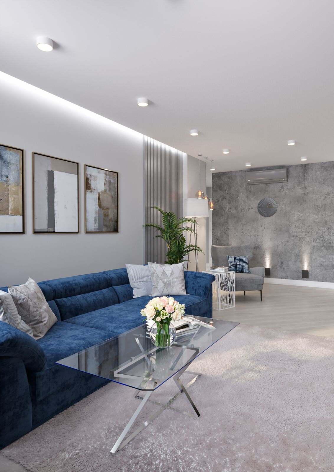 Обложка проекта: Квартира 95 кв. м на Парковой