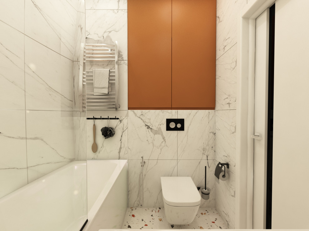 Квартира 60 кв.м. ТЗ от заказчика "Ярко и не ярко))"