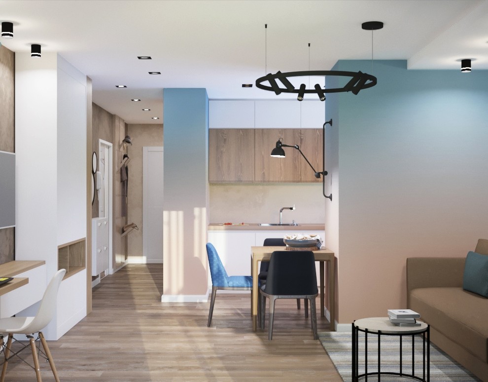 Дизайн проект 2к кв 55 м2 в ЖК Дыхание