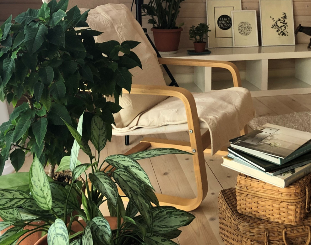 Интерьер финского деревянного коттеджа