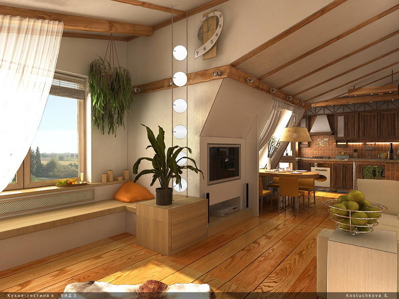 Кухня - гостиная