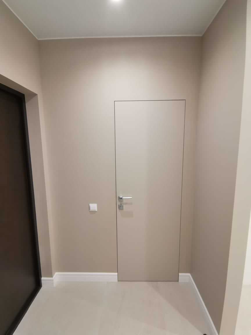 Квартира в светлых тонах с реечным декором